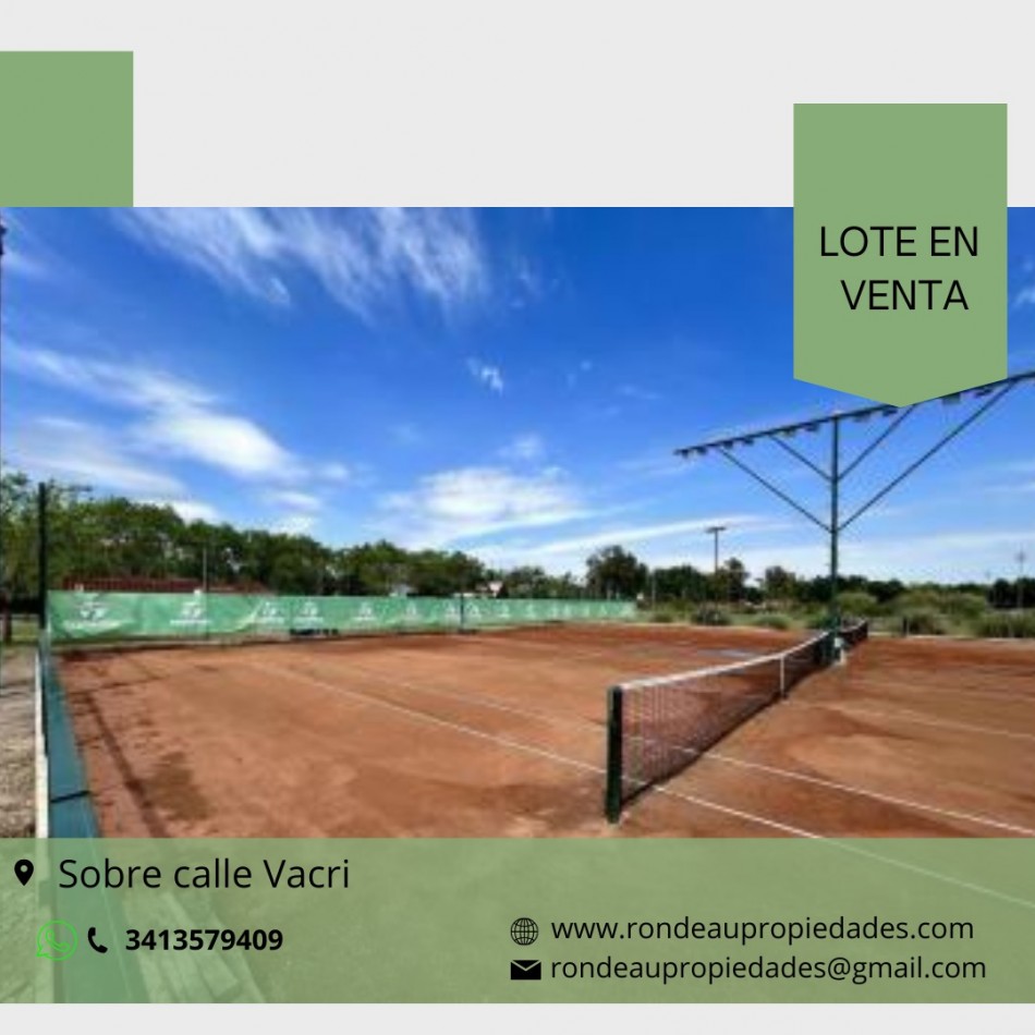 Lote en venta, las casuarinas