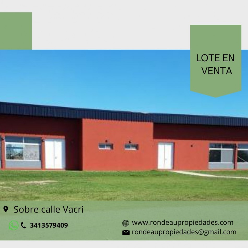 Lote en venta, las casuarinas