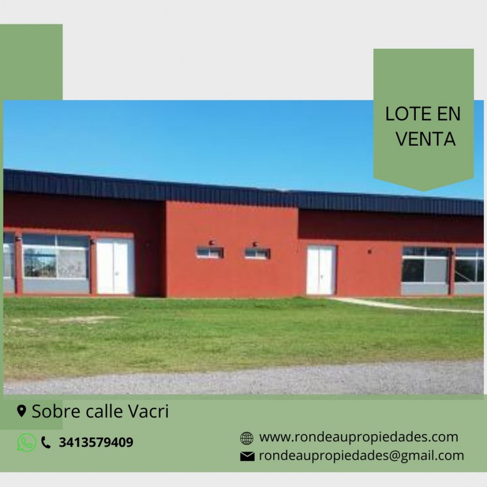 Lote en venta, las casuarinas