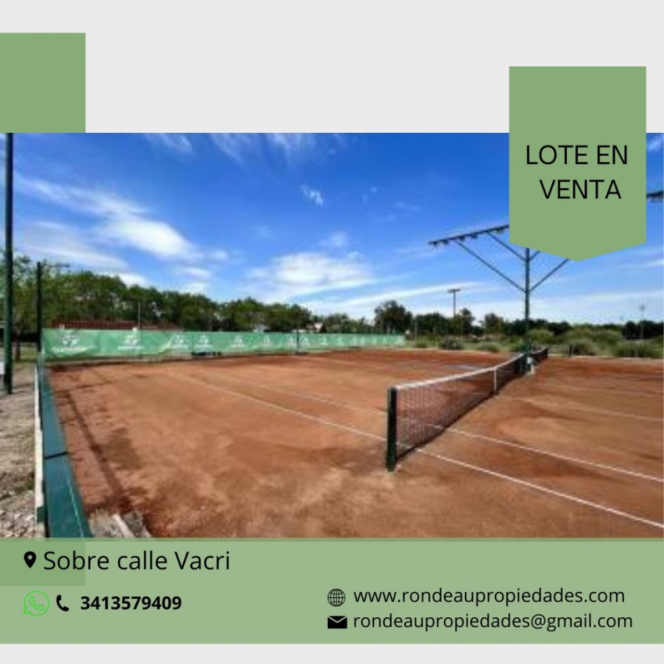 Lote en venta, las casuarinas