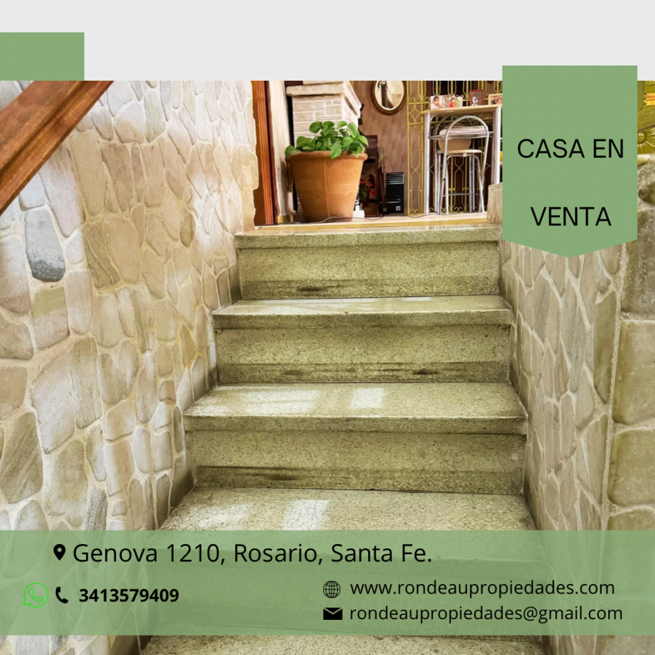 CASA EN VENTA PLANTA ALTA 3 DORMITORIOS