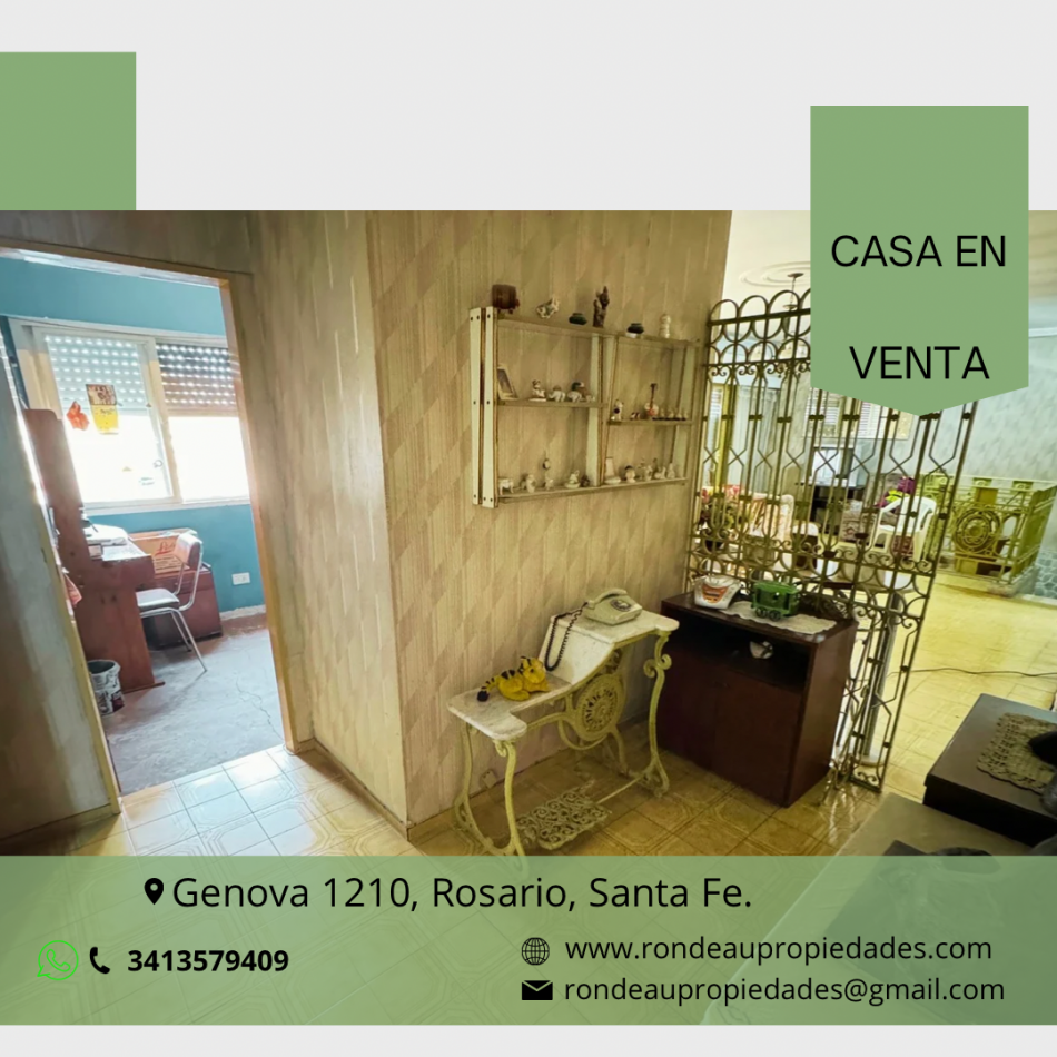 CASA EN VENTA PLANTA ALTA 3 DORMITORIOS