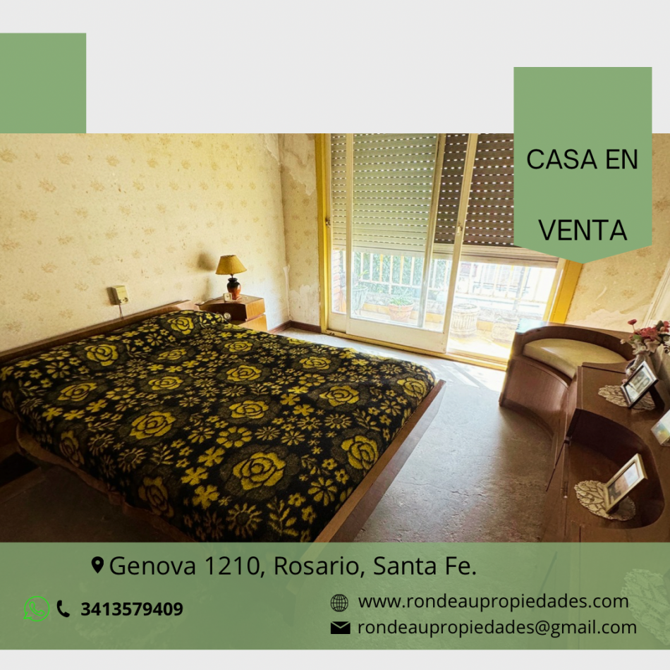 CASA EN VENTA PLANTA ALTA 3 DORMITORIOS