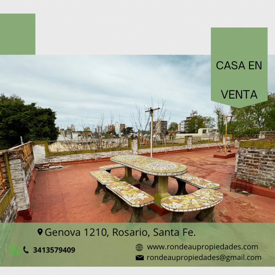 CASA EN VENTA PLANTA ALTA 3 DORMITORIOS