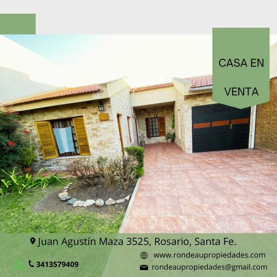 CASA DE 3 DORMITORIOS EN VENTA