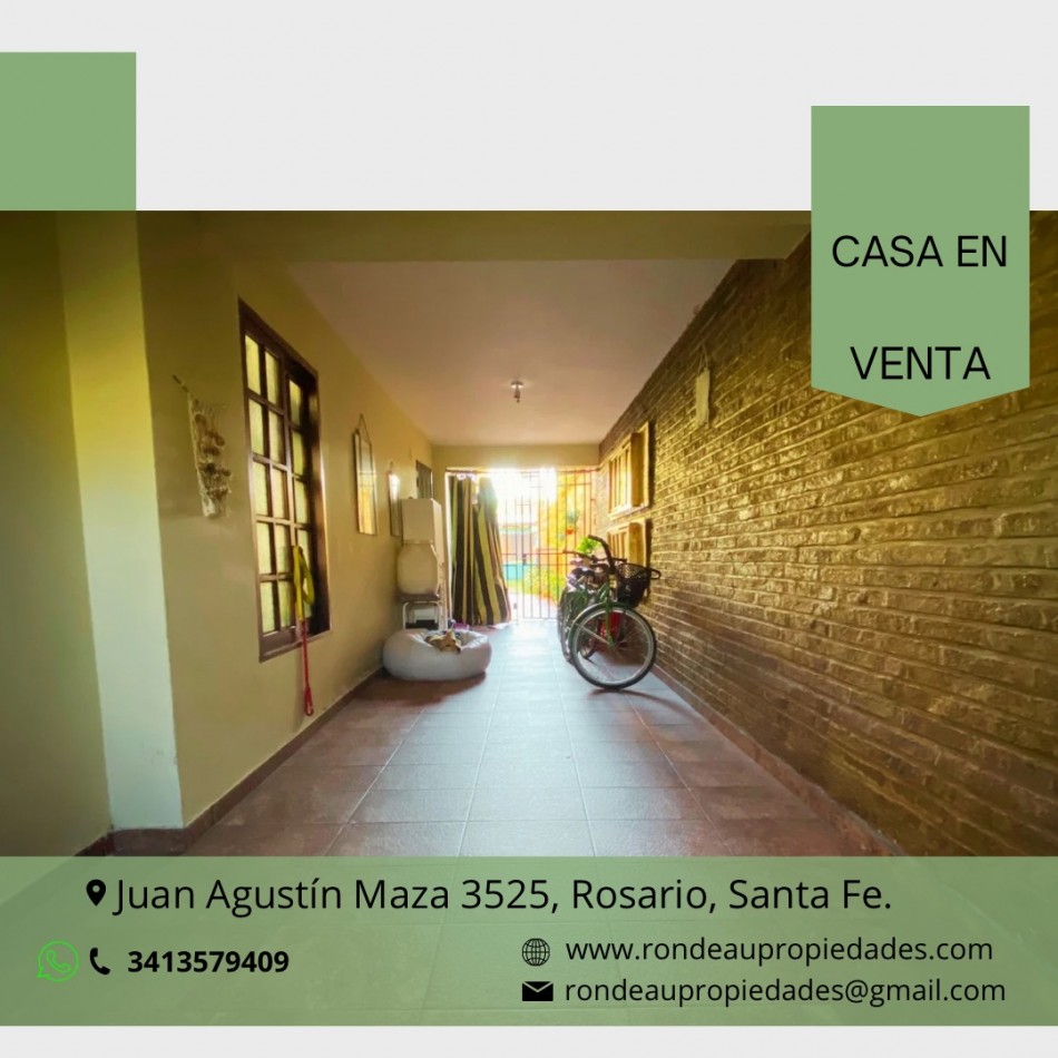 CASA DE 3 DORMITORIOS EN VENTA