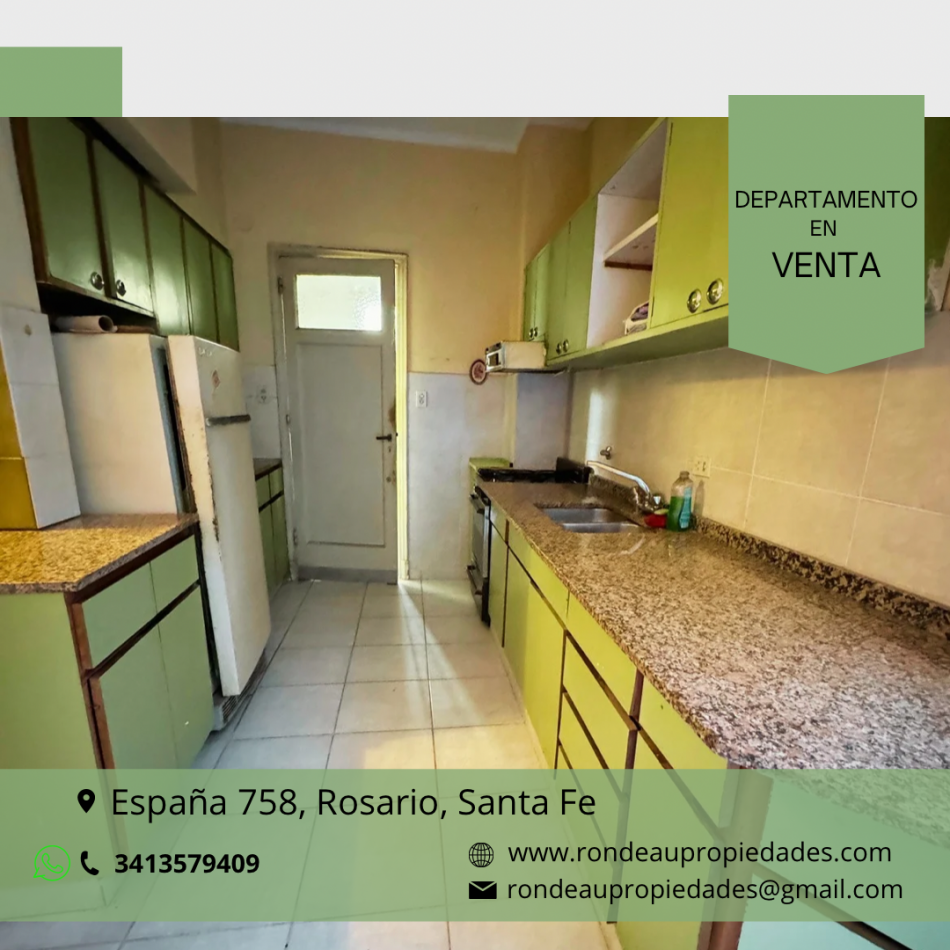 DEPARTAMENTO INTERNO DE 2 DORMITORIOS Y COMODIN EN VENTA 