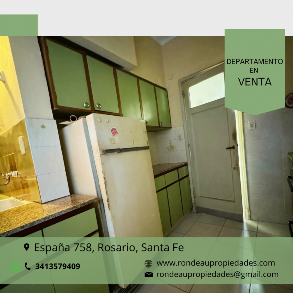 DEPARTAMENTO INTERNO DE 2 DORMITORIOS Y COMODIN EN VENTA 