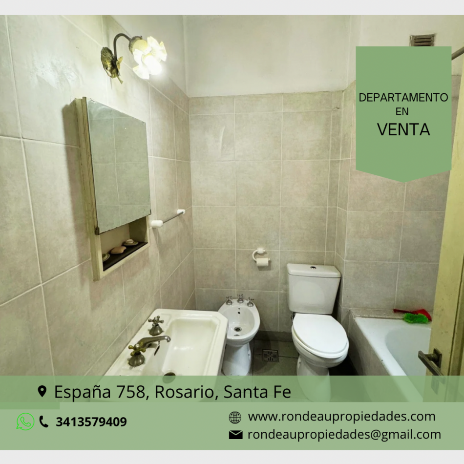 DEPARTAMENTO INTERNO DE 2 DORMITORIOS Y COMODIN EN VENTA 