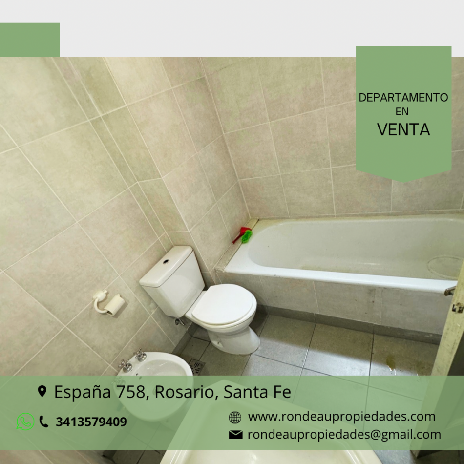 DEPARTAMENTO INTERNO DE 2 DORMITORIOS Y COMODIN EN VENTA 