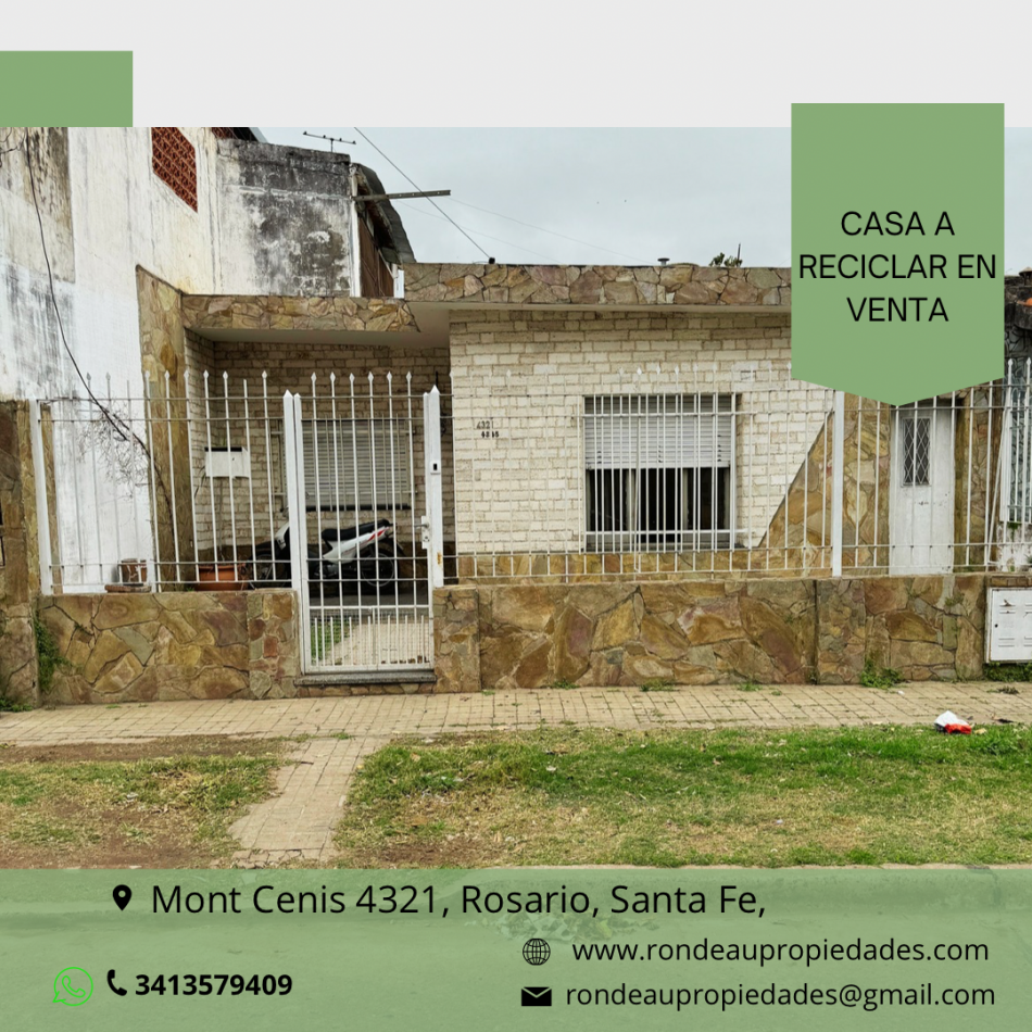 CASA A RECICLAR EN VENTA