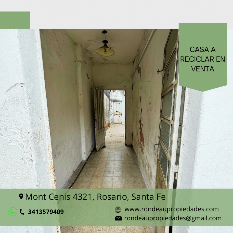 CASA A RECICLAR EN VENTA