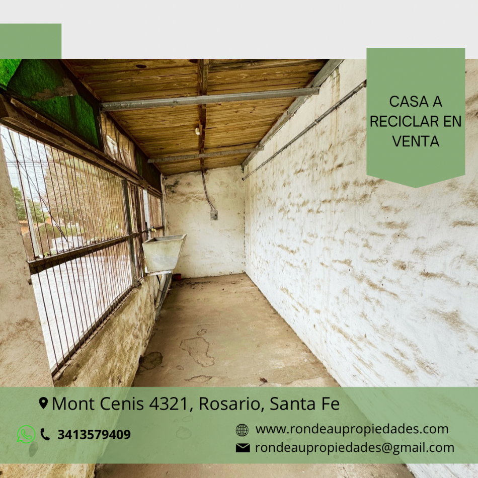 CASA A RECICLAR EN VENTA