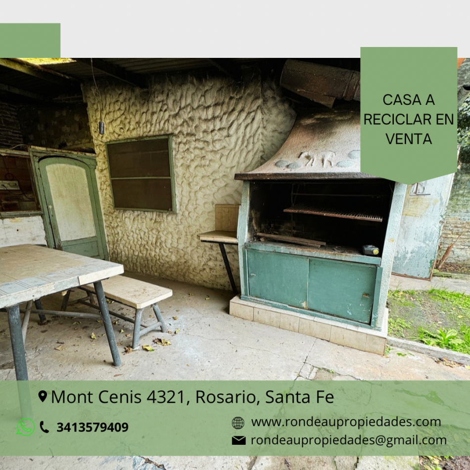 CASA A RECICLAR EN VENTA