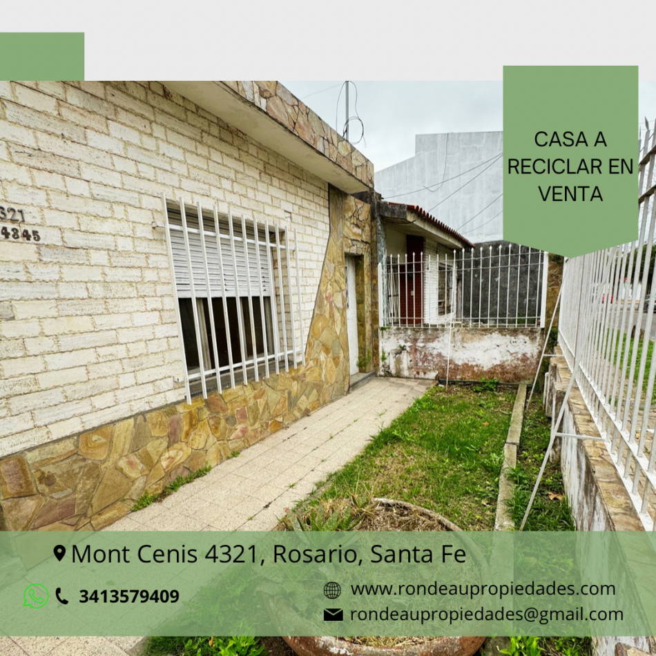 CASA A RECICLAR EN VENTA