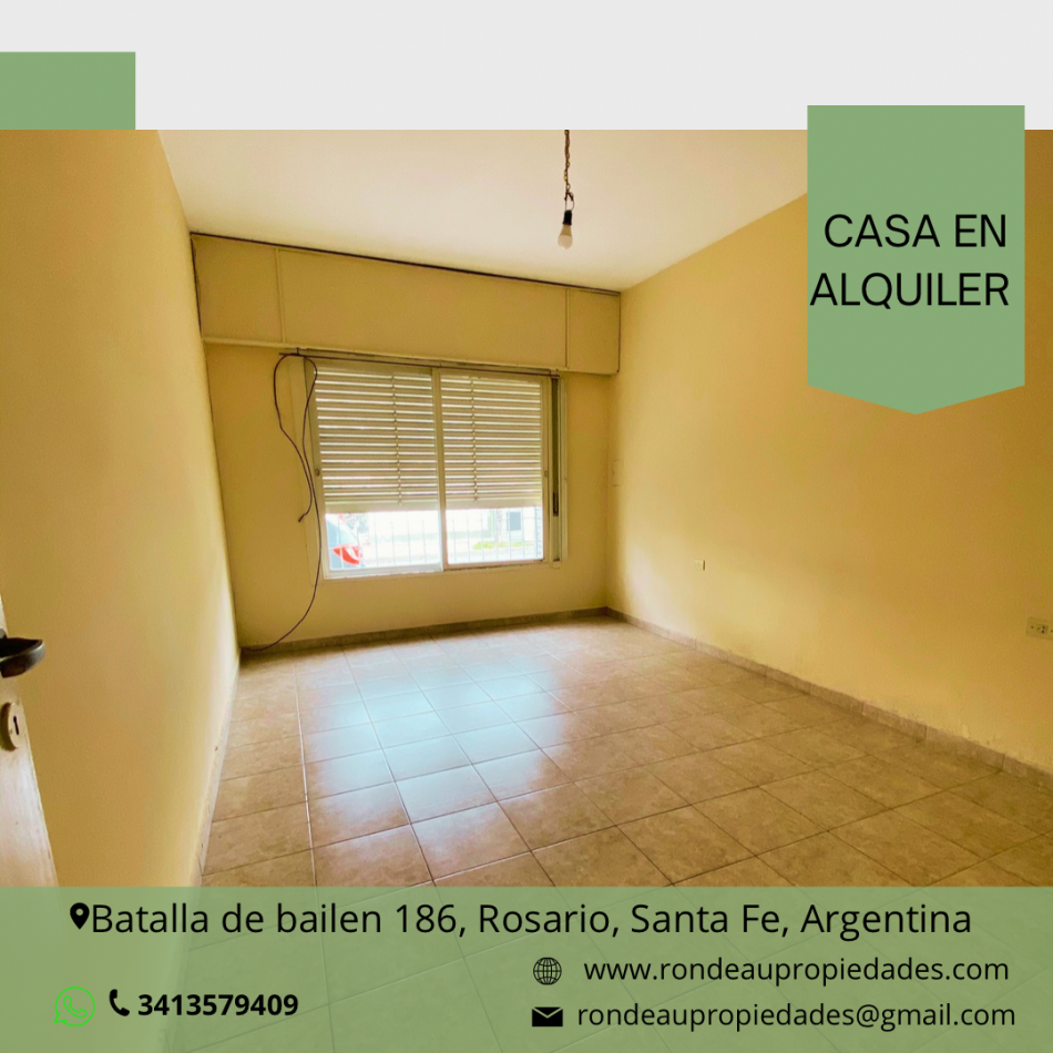 CASA DE 1 DORMITORIO EN ALQUILER