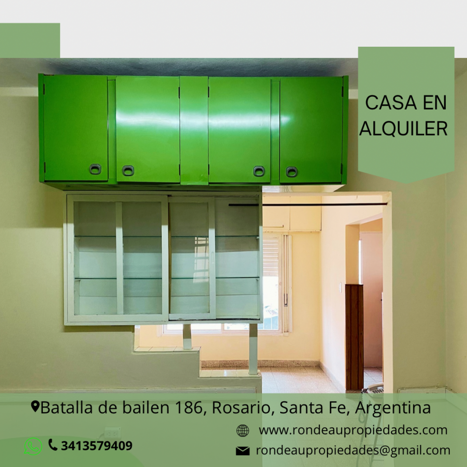 CASA DE 1 DORMITORIO EN ALQUILER