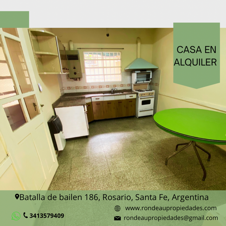 CASA DE 1 DORMITORIO EN ALQUILER