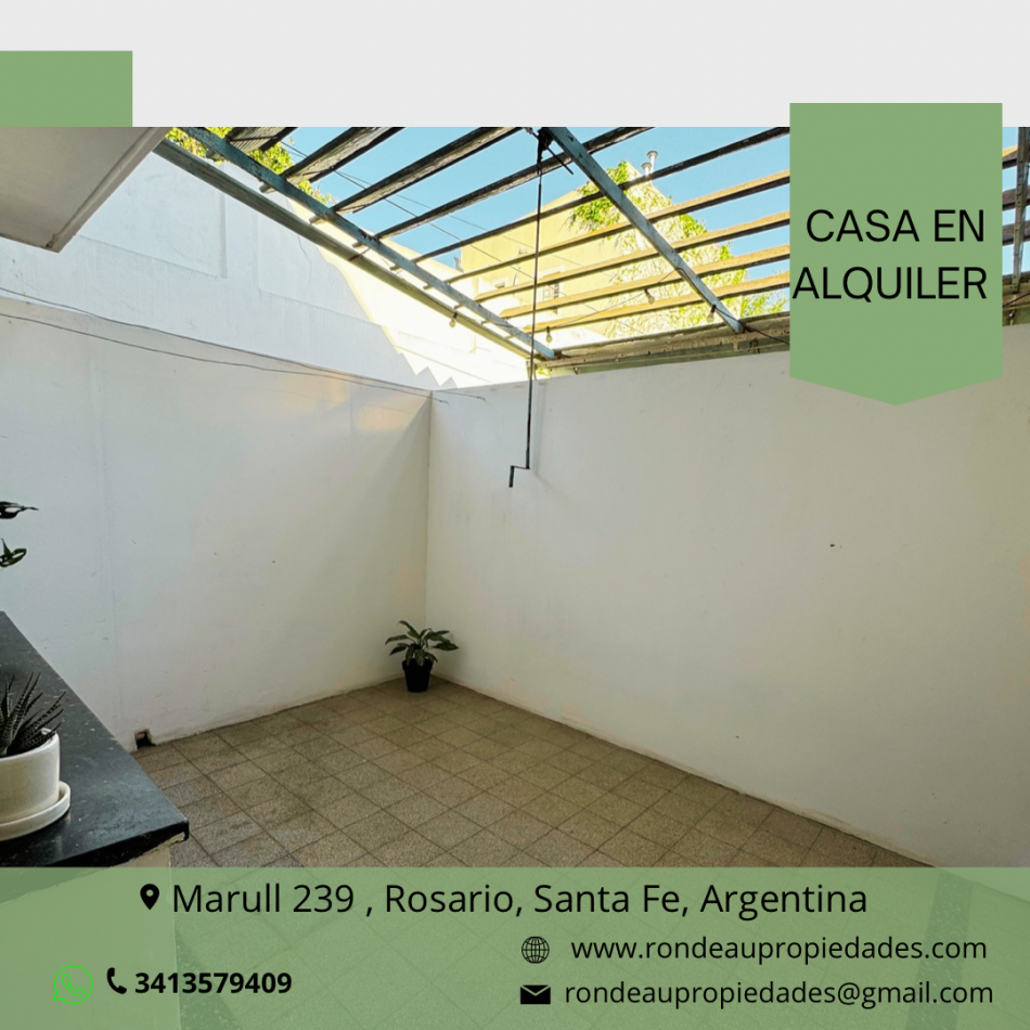 CASA DE 2 DORMITORIOS EN ALQUILER