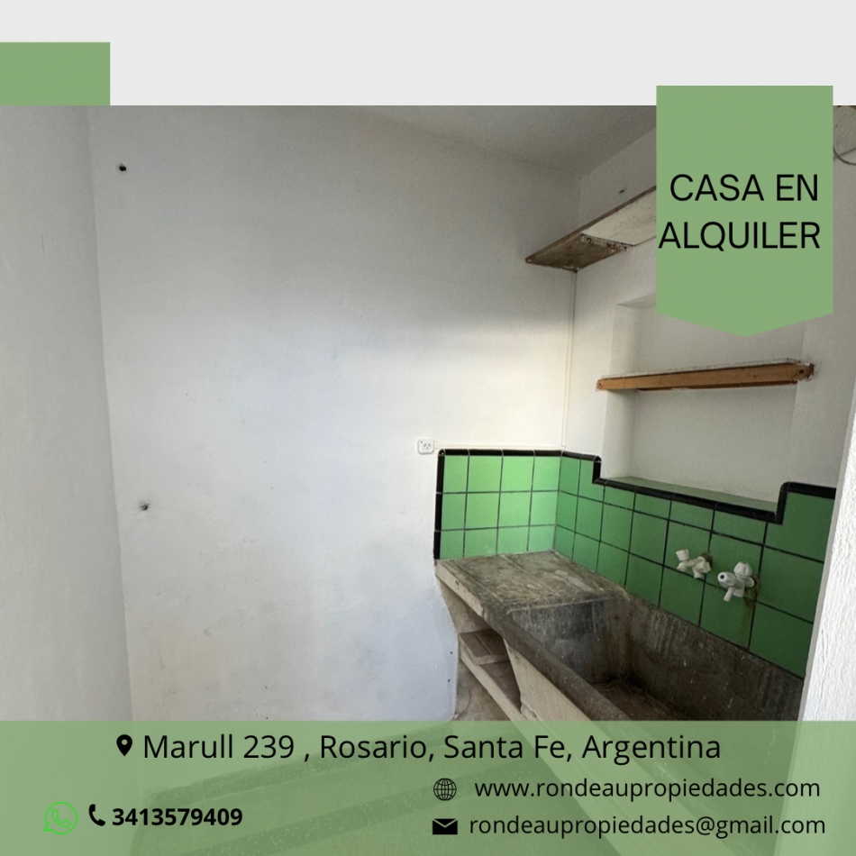 CASA DE 2 DORMITORIOS EN ALQUILER