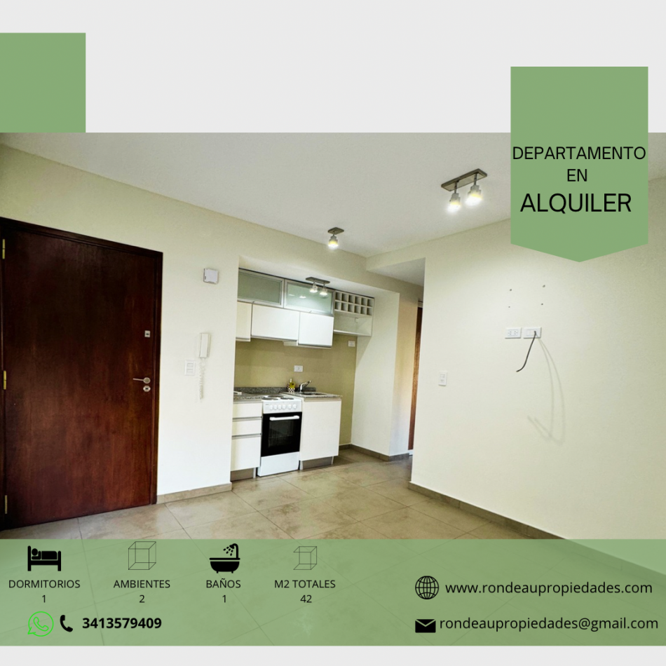 DEPARTAMENTO DE 1 DORMITORIO EN ALQUILER