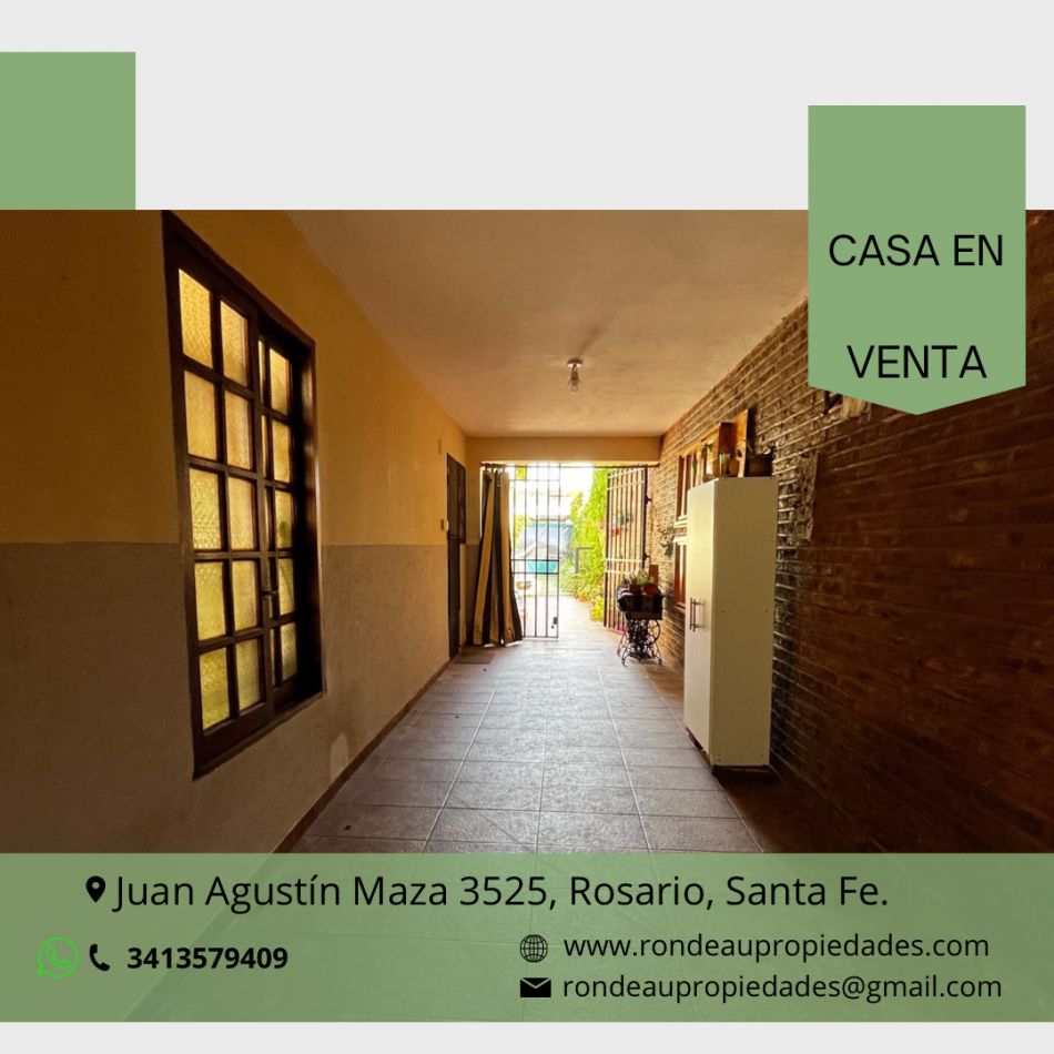 CASA DE 3 DORMITORIOS EN VENTA