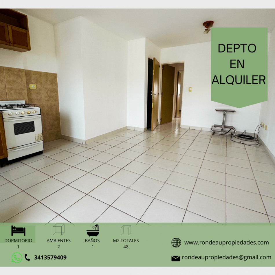 DEPARTAMENTO DE 1 DORMITORIO EN ALQUILER