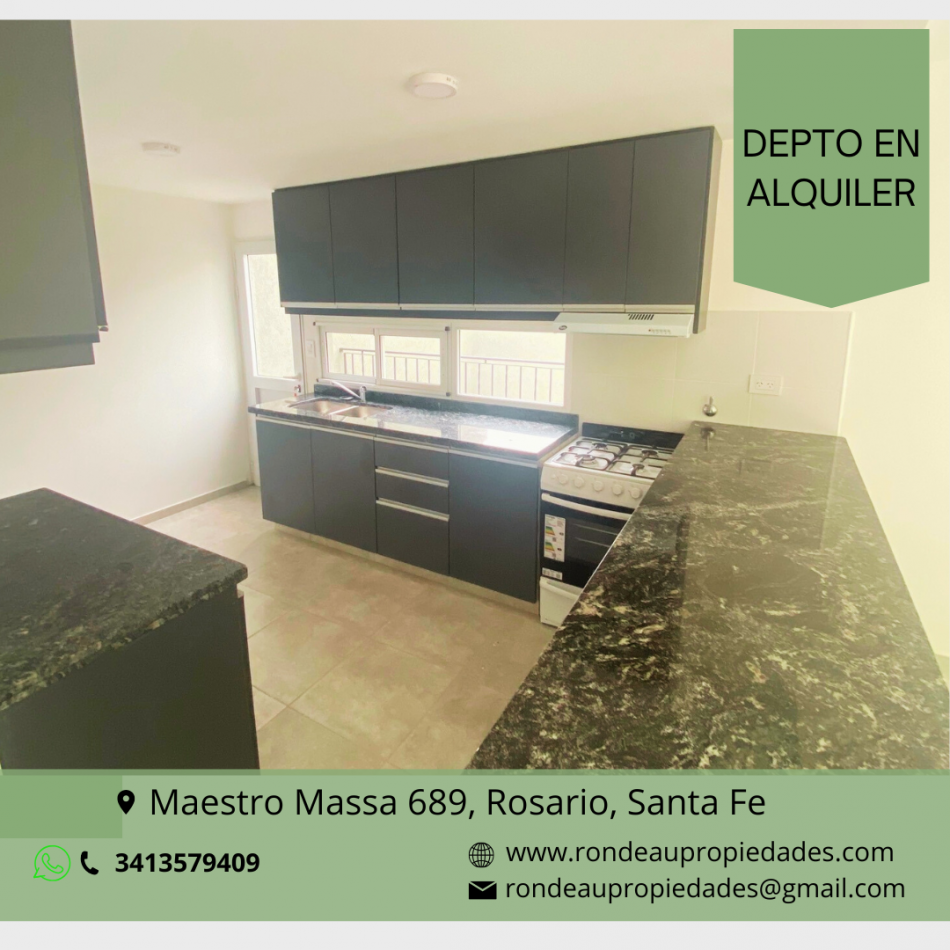 DEPARTAMENTO DE 2 DORMITORIOS CON COCHERA DOBLE