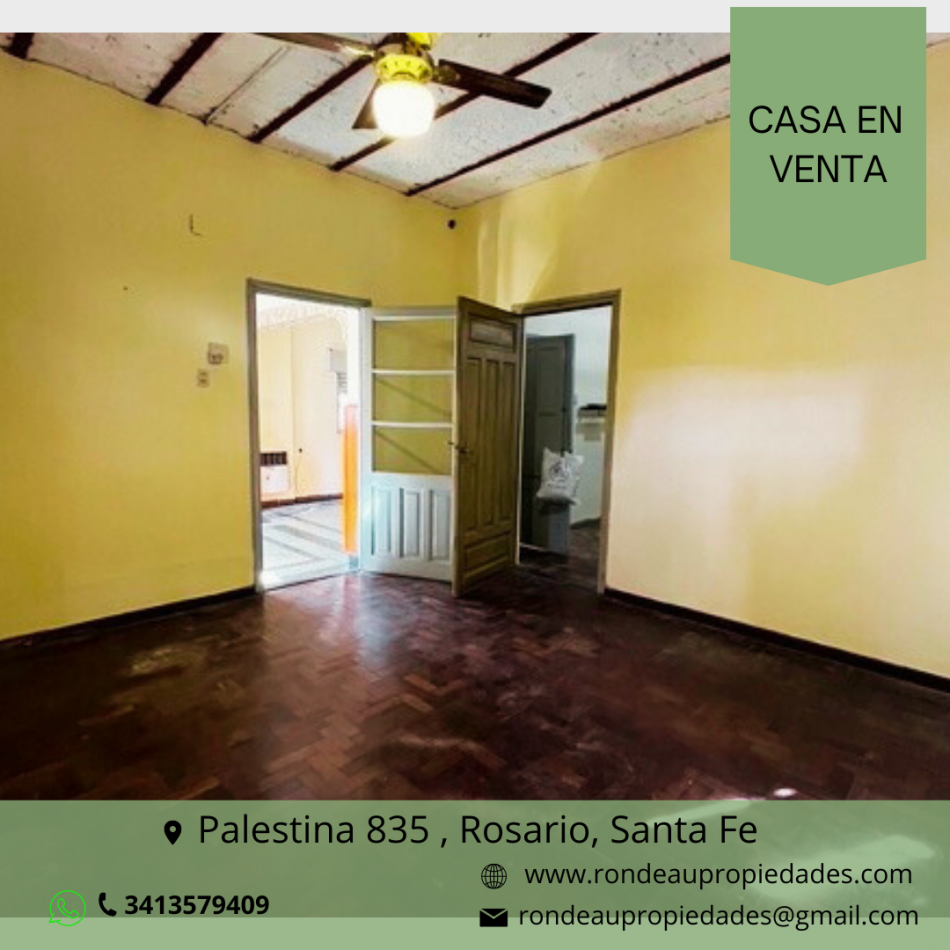 CASA DE DOS DORMITORIOS CON COCHERA EN VENTA