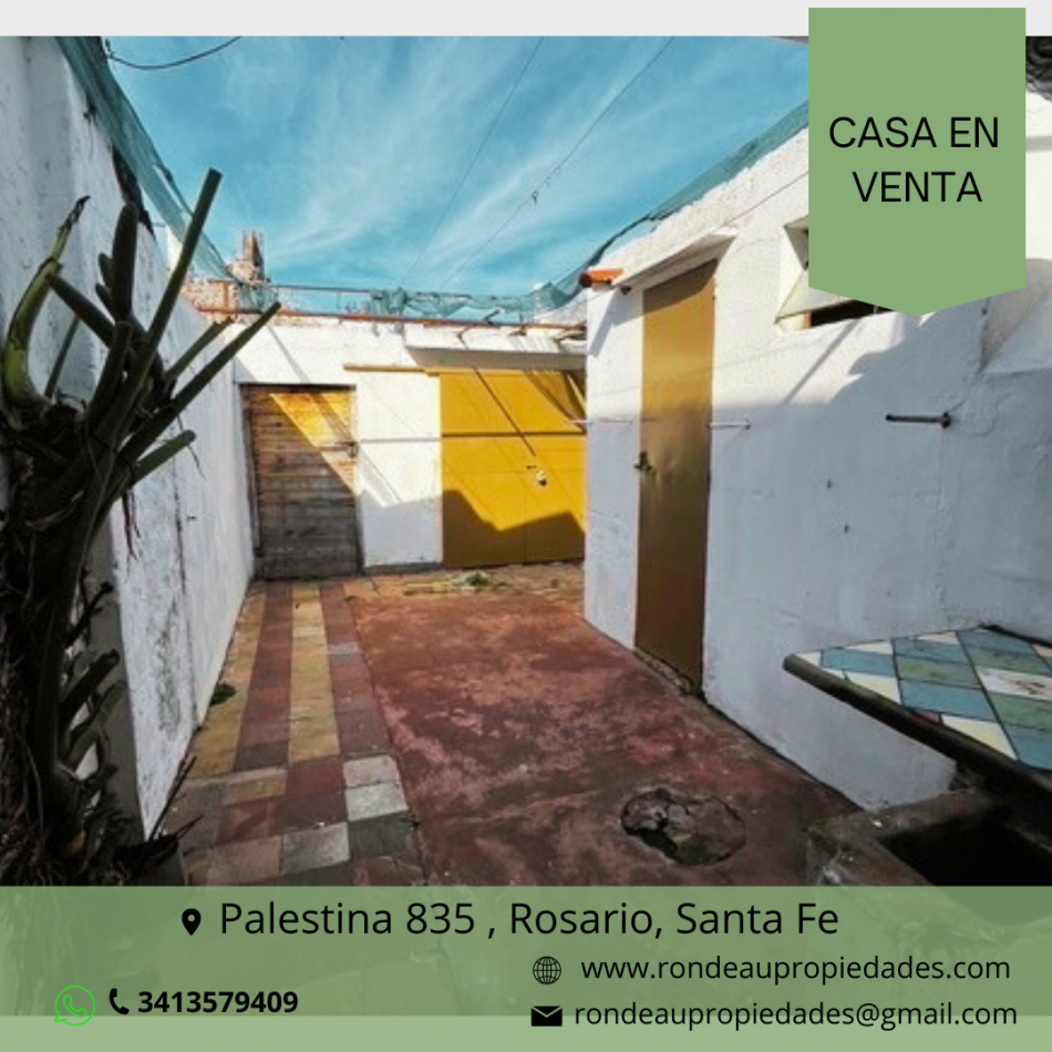 CASA DE DOS DORMITORIOS CON COCHERA EN VENTA
