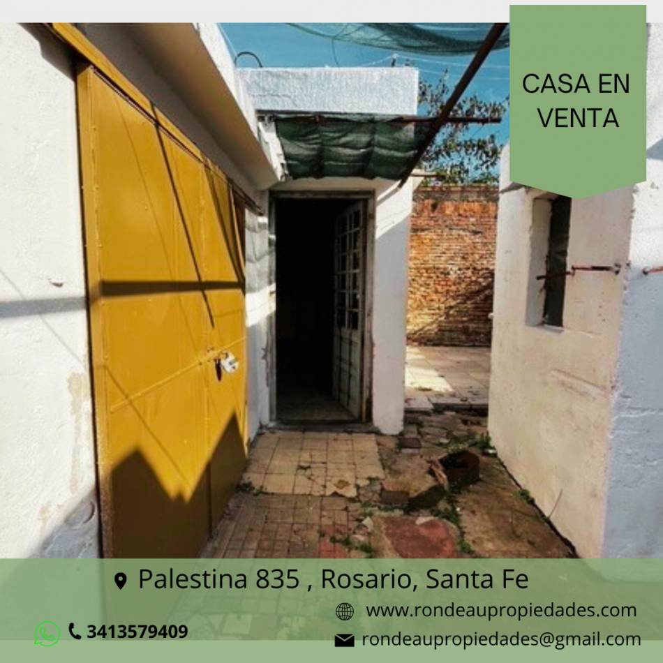CASA DE DOS DORMITORIOS CON COCHERA EN VENTA