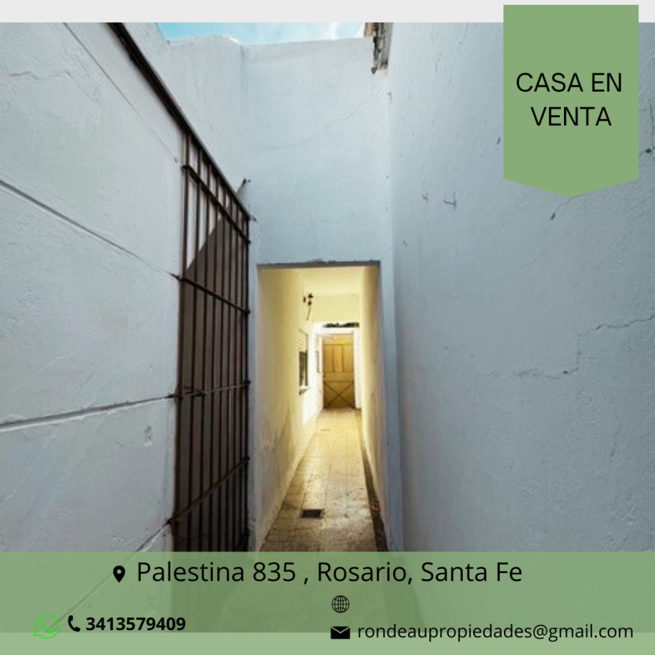 CASA DE DOS DORMITORIOS CON COCHERA EN VENTA