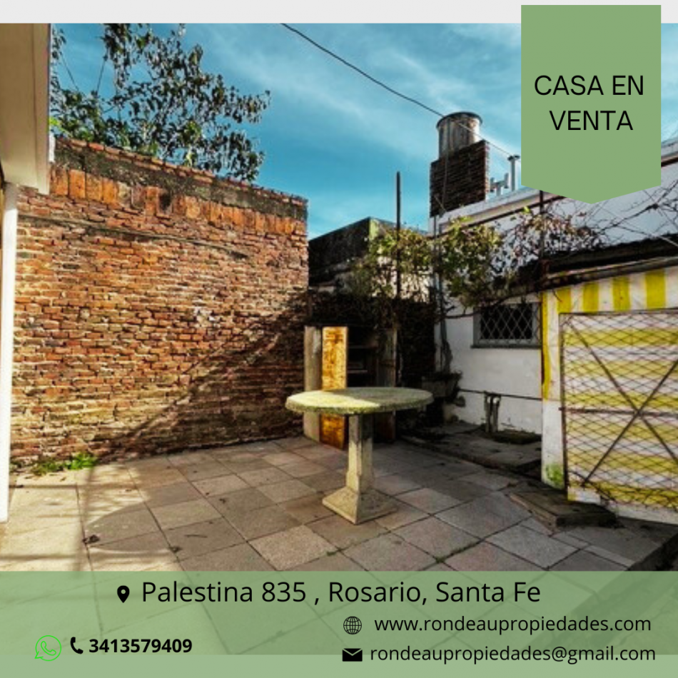 CASA DE DOS DORMITORIOS CON COCHERA EN VENTA