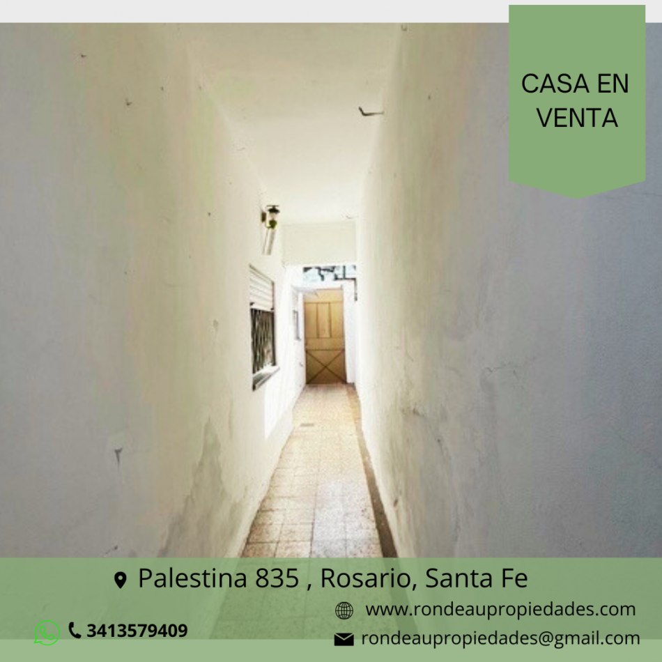 CASA DE DOS DORMITORIOS CON COCHERA EN VENTA