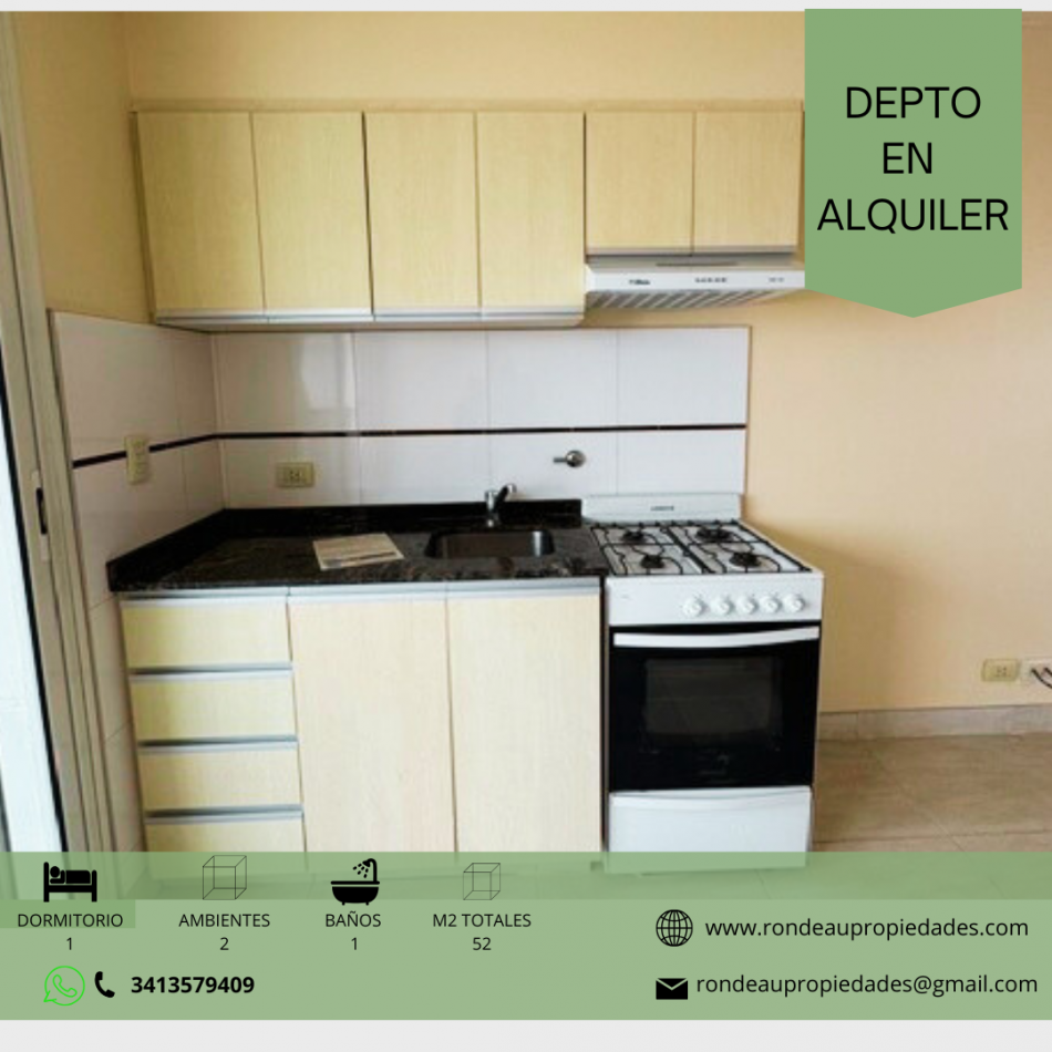 DEPARTAMENTO DE 1 DORMITORIO EN ALQUILER