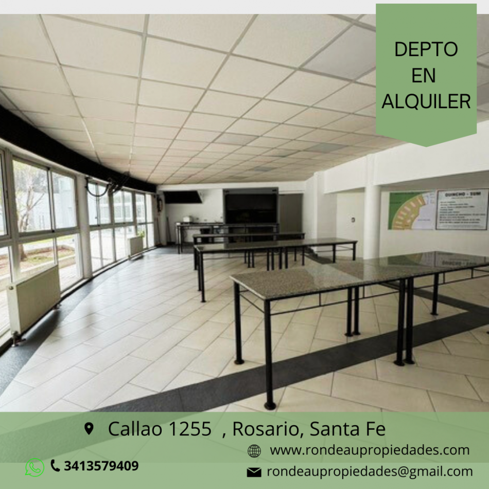 DEPARTAMENTO DE 1 DORMITORIO EN ALQUILER