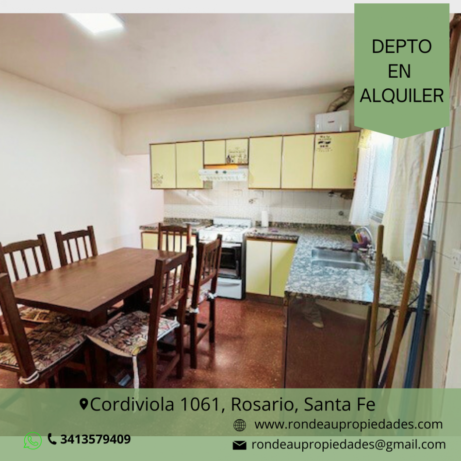 DEPARTAMENTO DE 1 DORMITORIO EN ALQUILER