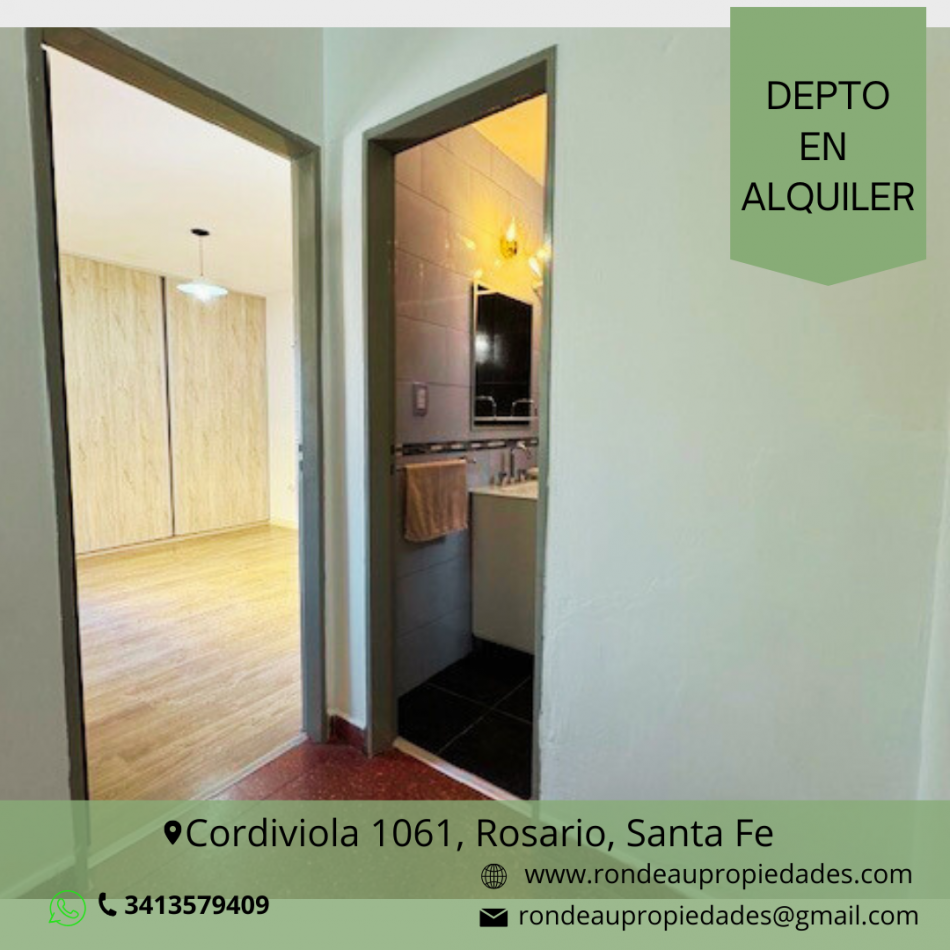 DEPARTAMENTO DE 1 DORMITORIO EN ALQUILER
