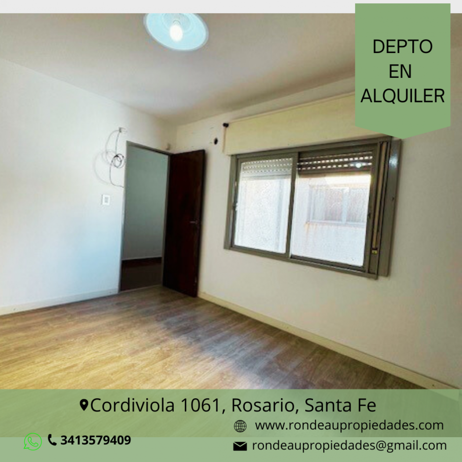 DEPARTAMENTO DE 1 DORMITORIO EN ALQUILER