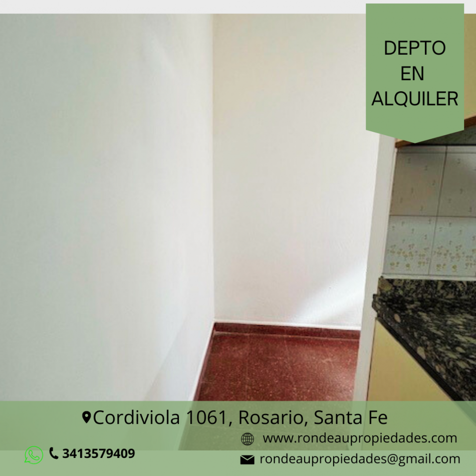 DEPARTAMENTO DE 1 DORMITORIO EN ALQUILER