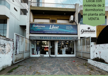 LOCAL CON VIVIENDA DE 2 DORMITORIOS EN PLANTA ALTA 